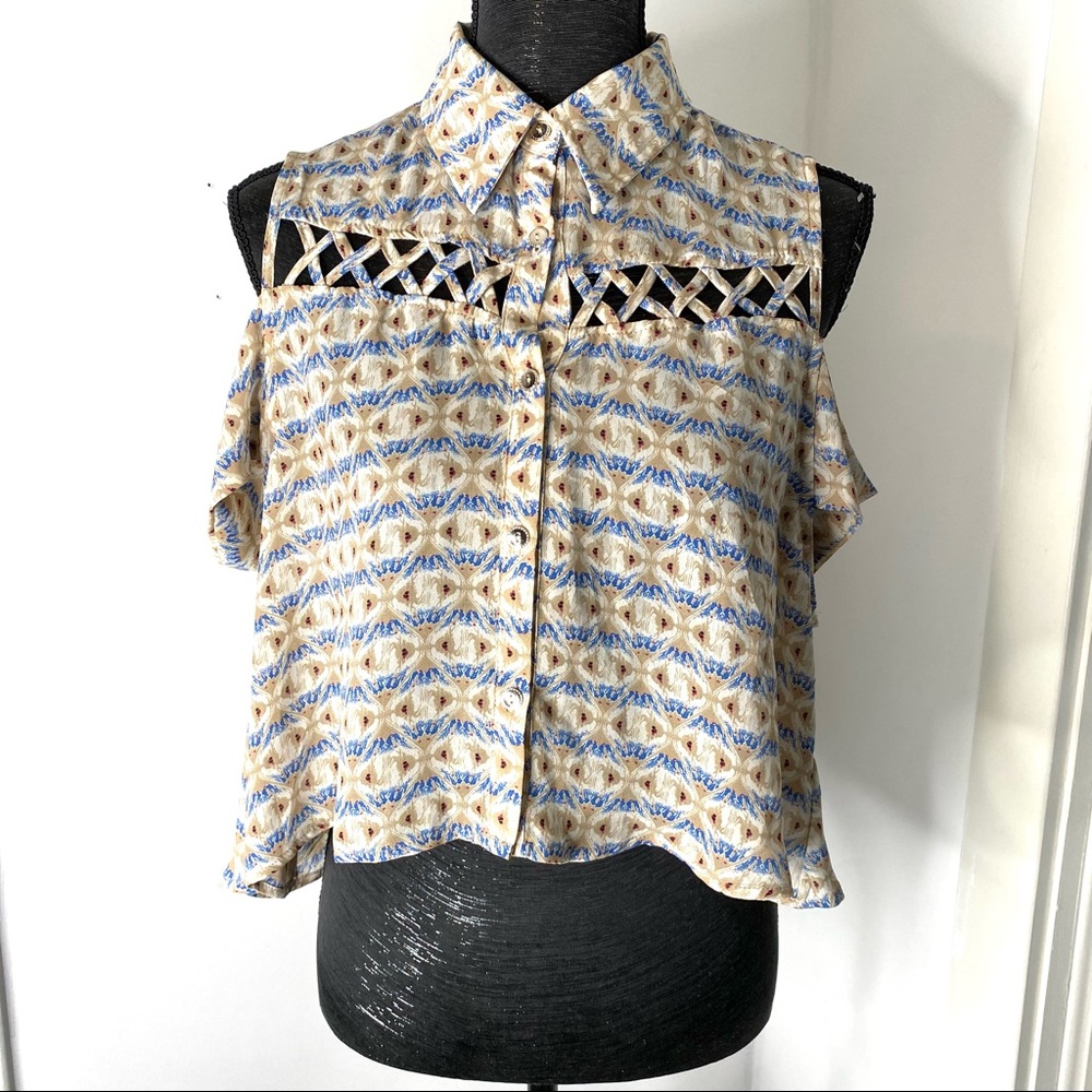 Cecico Cold Shoulder Top